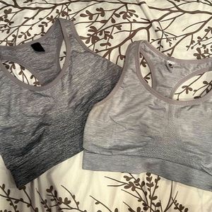 Two Size Large Racerback Sport Bras